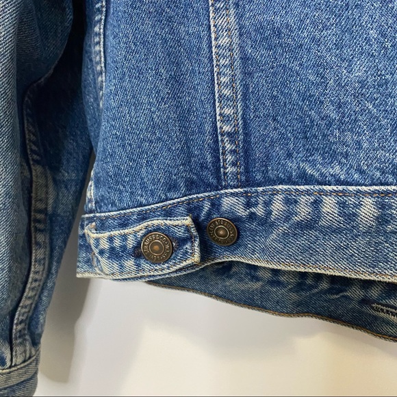 Vintage Levis Trucker Denim Jacket Mid Blue Size S - Picture 9 of 12